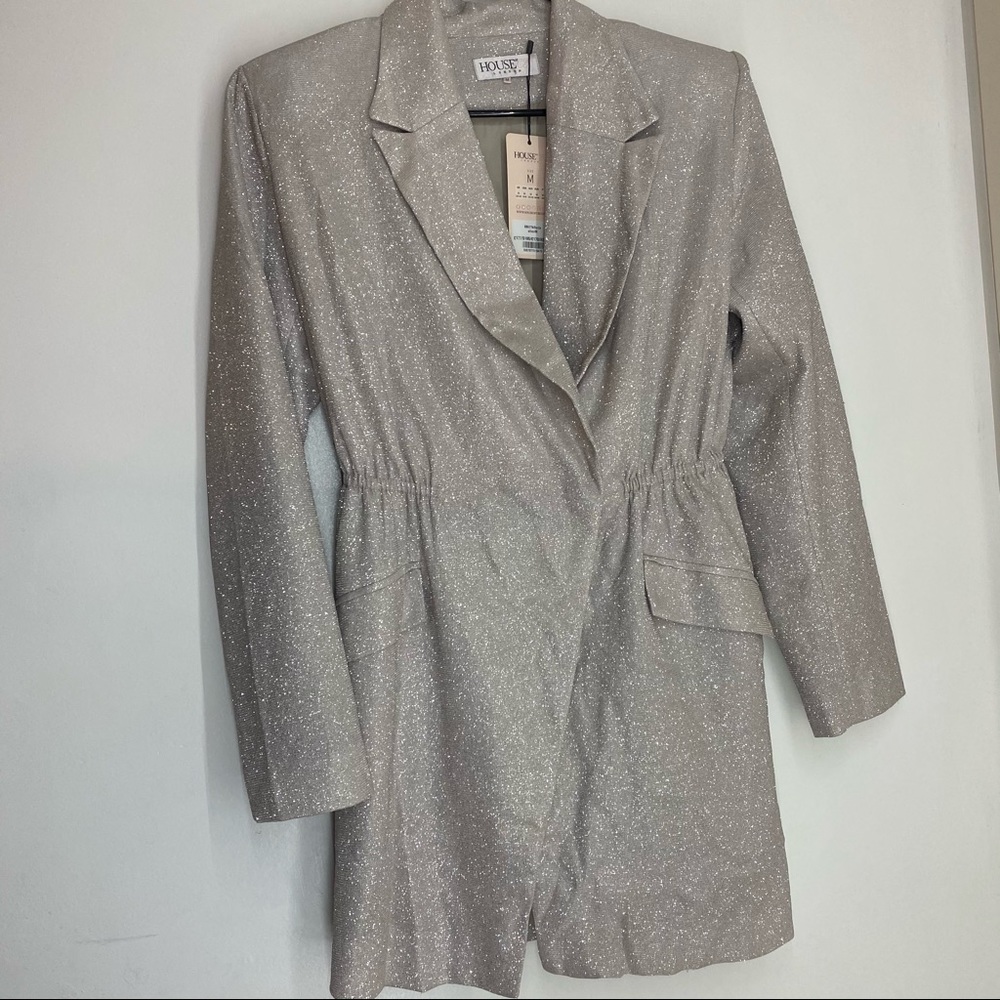 House of CB Sarita Dress - Silver M